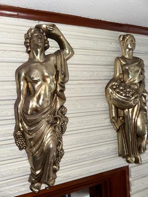 Arabesque Figure Sculptural Wall Art