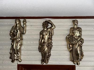 Arabesque Figure Sculptural Wall Art