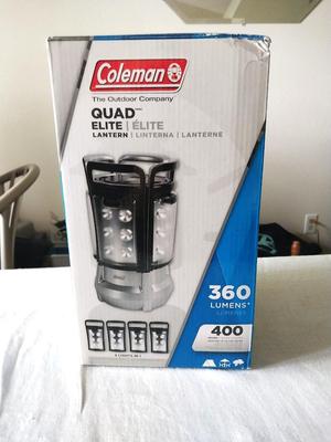 New Coleman QUAD Elite Light/Lantern