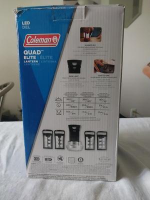New Coleman QUAD Elite Light/Lantern