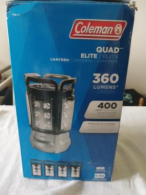 New Coleman QUAD Elite Light/Lantern