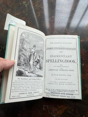 1908 Elementary Spelling BOok