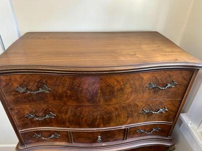 Vintage French Provincial Style Tall Chest Dresser