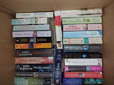 Wooden Book Rack and Books (4)