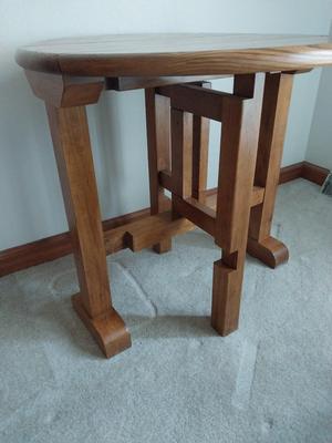 Wooden Dropleaf Side Table