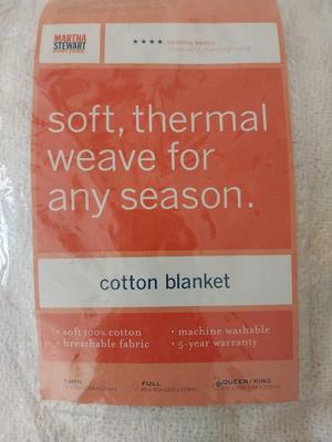 New Soft Thermal Weave Cotton Blanket
