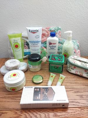 Ladies Hand Mirror-Soaps-Lotions-Manicure Set- And...