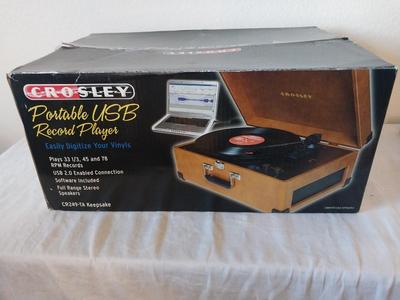 Crosley Portable USB Record Player (New in Box)