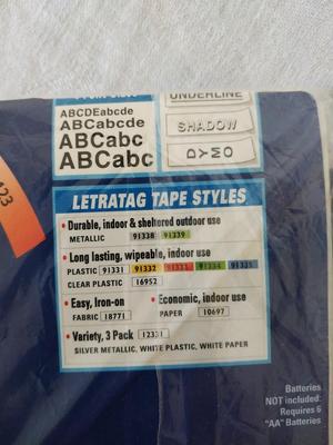 Dymo Tag /Lable Maker and more