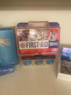 FIRST AID, BLOOD PRESSURE MONITOR, NORELCO ELECTRIC RAZORS & MORE