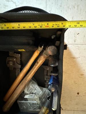 Ryobi Corner Cat Sander & Craftsman Tool Carrier with Tools
