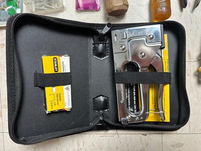 Ryobi Corner Cat Sander & Craftsman Tool Carrier with Tools