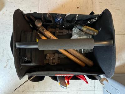Ryobi Corner Cat Sander & Craftsman Tool Carrier with Tools