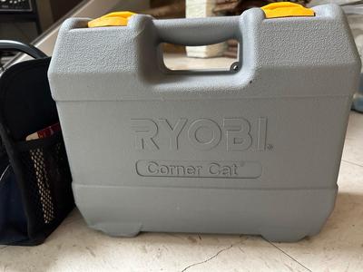 Ryobi Corner Cat Sander & Craftsman Tool Carrier with Tools