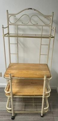 Bakers Rack on Wheels