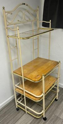 Bakers Rack on Wheels