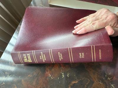 Giant print Bible