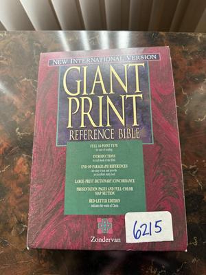 Giant print Bible