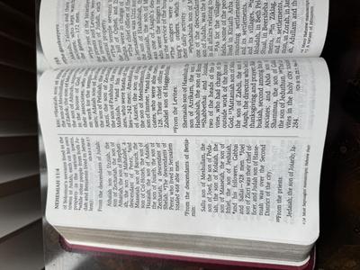 Giant print Bible