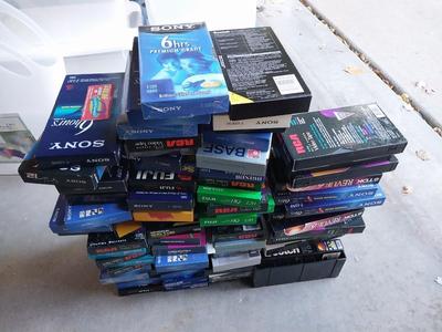 A Whole Lot of Blank VHS Tapes