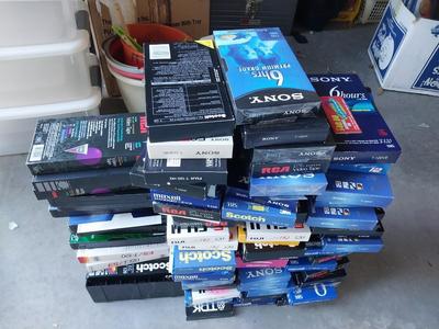 A Whole Lot of Blank VHS Tapes
