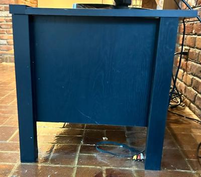 Black Television Table with Drawers