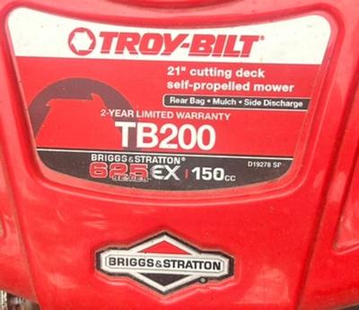 Troy-Bilt Lawn Mower