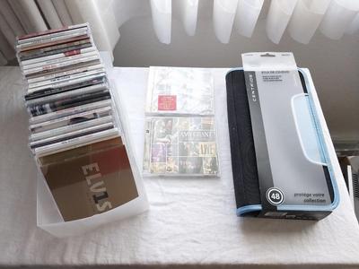 New CD Holder And CDs