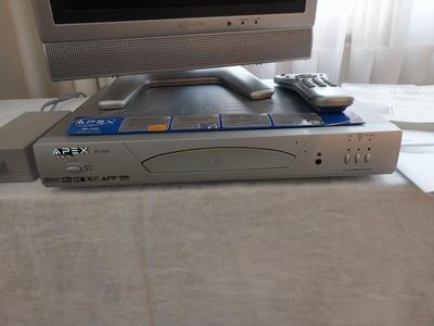 APEX DVD Player and Sharp Liquid Crystal Television With Remotes