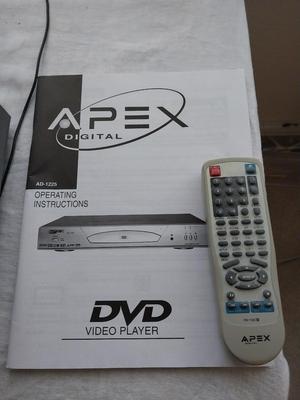 APEX DVD Player and Sharp Liquid Crystal Television With Remotes