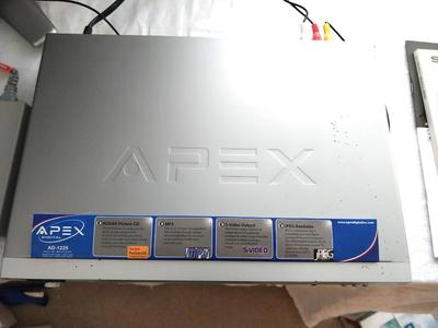 APEX DVD Player and Sharp Liquid Crystal Television With Remotes