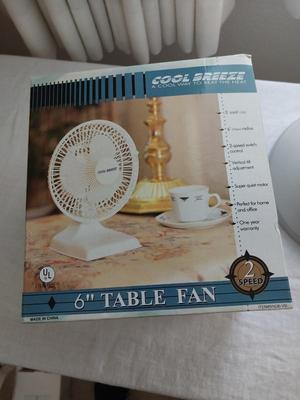 Quadra Sonic Breeze and Cool Breeze Tabletop Fan