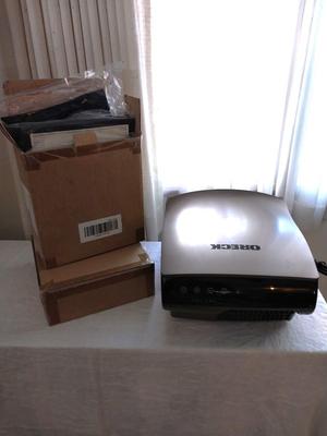 Oreck Air Purifier with Two Boxes of Filters