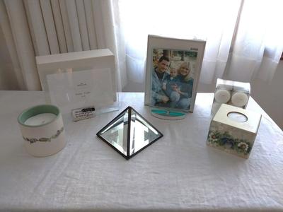 NIB Photo Frames and Candle Holders