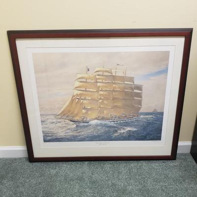 "Royal Clipper" Signed Print by Geoff Hunt (BS-KD)