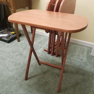 Four TV Trays With Stand (BS-KD)