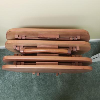 Four TV Trays With Stand (BS-KD)
