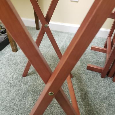 Four TV Trays With Stand (BS-KD)