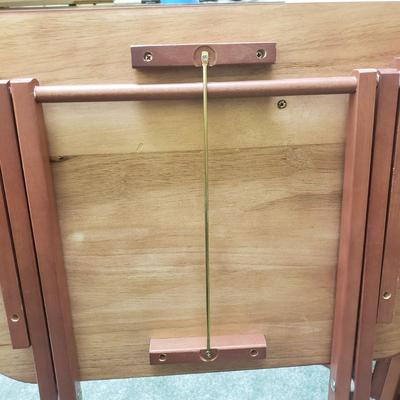 Four TV Trays With Stand (BS-KD)