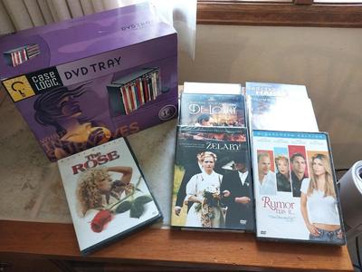 New DVD Holder and DVDs