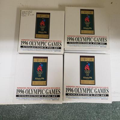 1996 Olympic Game Collectors Pins with COA and More (BS-KD)