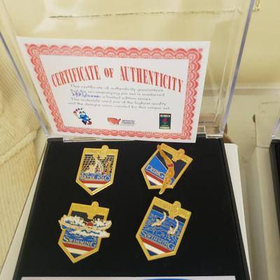 1996 Olympic Game Collectors Pins with COA and More (BS-KD)