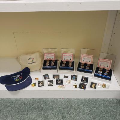 1996 Olympic Game Collectors Pins with COA and More (BS-KD)