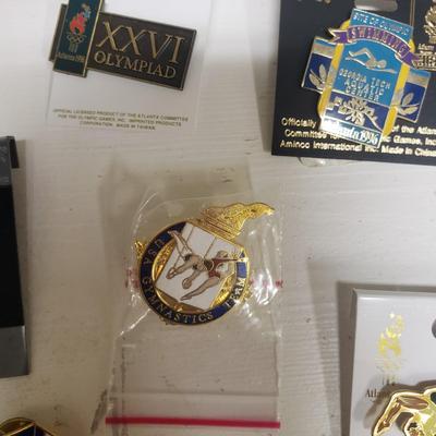 1996 Olympic Game Collectors Pins with COA and More (BS-KD)