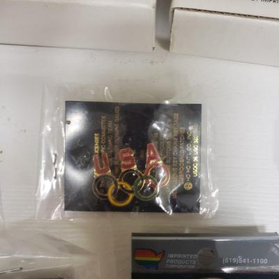 1996 Olympic Game Collectors Pins with COA and More (BS-KD)