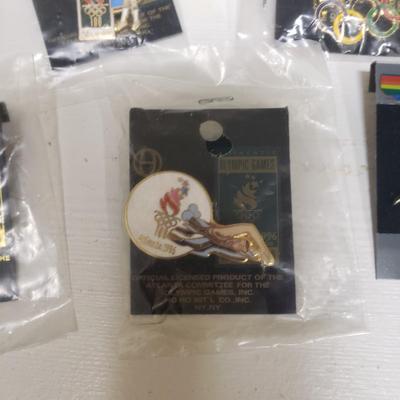 1996 Olympic Game Collectors Pins with COA and More (BS-KD)