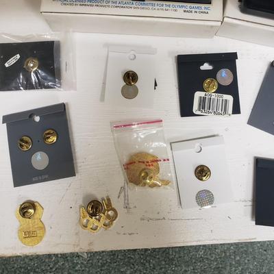 1996 Olympic Game Collectors Pins with COA and More (BS-KD)