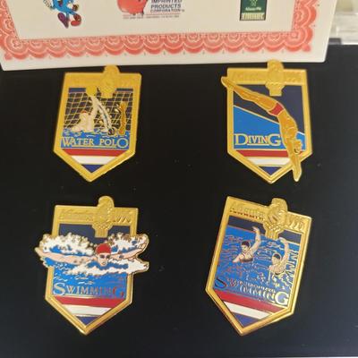 1996 Olympic Game Collectors Pins with COA and More (BS-KD)