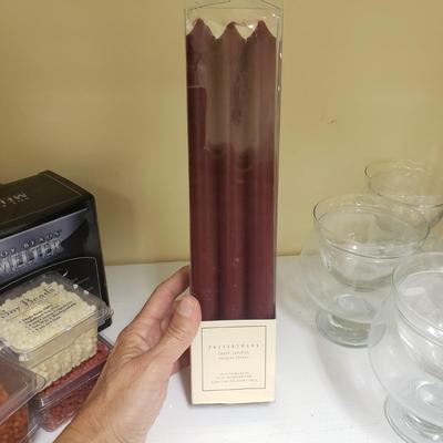Yankee Candles, Toscany Lead Crystal Candlestick and More (BS-KD)