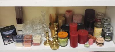 Yankee Candles, Toscany Lead Crystal Candlestick and More (BS-KD)
